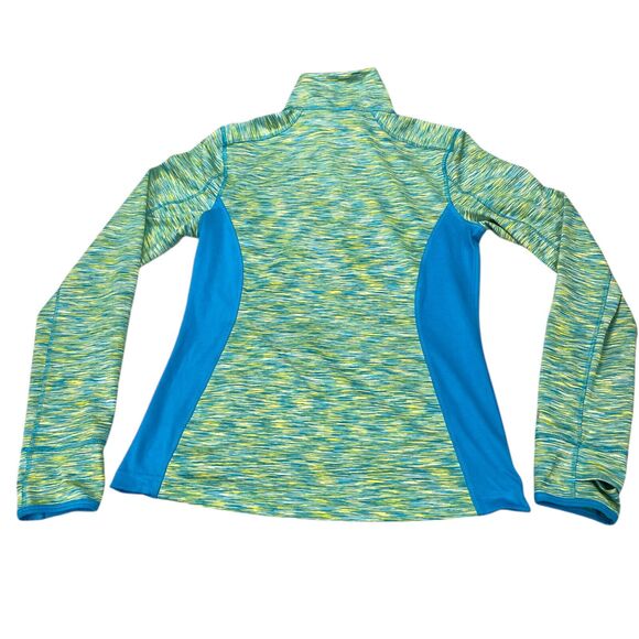 Koppen Jacket Womens M Neon Green Colorblock Performance Stretch Athleisure - Picture 15 of 16